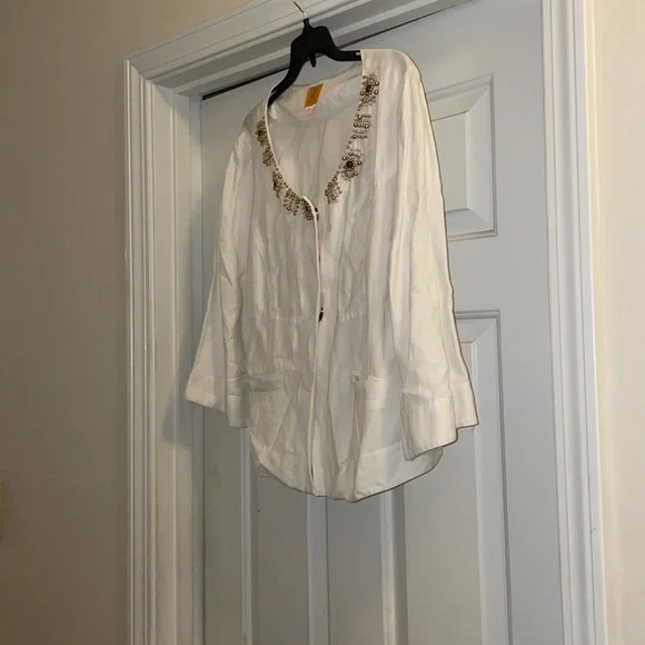 Ruby Rd. Linen Jacket 12 - Picture 4 of 5